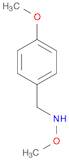 Benzenemethanamine, N,4-dimethoxy- (9CI)