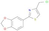 2-(1,3-Benzodioxol-5-yl)-4-(chloromethyl)-1,3-thiazole