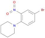 1-(4-bromo-2-nitrophenyl)piperidine