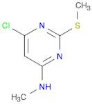 6-CHLORO-N-METHYL-2-(METHYLSULFANYL)-4-PYRIMIDINAMINE