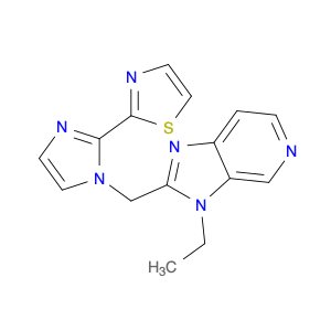 2-(1-((3-Ethyl-3H-imidazo[4,5-c]pyridin-2-yl)methyl)-1H-imidazol-2-yl)thiazole