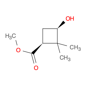 Cyclobutanecarboxylic acid, 3-hydroxy-2,2-dimethyl-, methyl ester, (1S,3R)- (9CI)