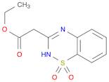 2H-1,2,4-Benzothiadiazine-3-acetic acid ethyl ester 1,1-dioxide