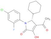 (R)-4-acetyl-1-(4-chloro-2-fluorophenyl)-5-cyclohexyl-3-hydroxy-1,5-dihydro-2H-pyrrol-2-one