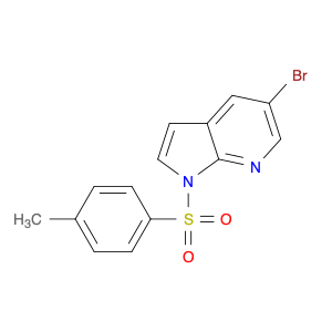 1H-Pyrrolo[2,3-b]pyridine, 5-bromo-1-[(4-methylphenyl)sulfonyl]-