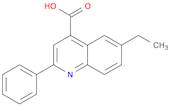 6-ethyl-2-phenylquinoline-4-carboxylic acid