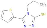 4-propyl-5-(thiophen-2-yl)-4H-1,2,4-triazole-3-thiol