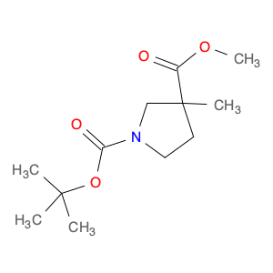 1-tert-butyl 3-methyl 3-methylpyrrolidine-1,3-dicarboxylate