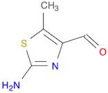 4-Thiazolecarboxaldehyde, 2-amino-5-methyl- (9CI)