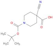 N-Boc-4-cyanopiperidine-4-carboxylic acid/1-(tert-butoxycarbonyl)-4-cyanopiperidine-4-carboxylic...