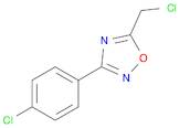 5-(CHLOROMETHYL)-3-(4-CHLOROPHENYL)-1,2,4-OXADIAZOLE