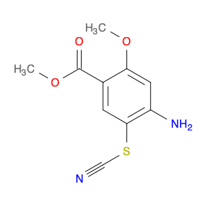 Methyl 4-amino-2-methoxy-5-thiocyanobenzoate