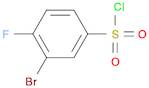 3-BROMO-4-FLUOROBENZENESULFONYL CHLORIDE