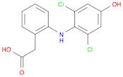 2-[((2',6'-DICHLORO-4'-HYDROXY)PHENYL)AMINO]BENZENEACETIC ACID