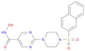 5-Pyrimidinecarboxamide, N-hydroxy-2-[4-(2-naphthalenylsulfonyl)-1-piperazinyl]- (9CI)