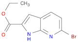 ethyl 6-bromo-1H-pyrrolo[2,3-b]pyridine-2-carboxylate