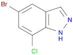 5-BROMO-7-CHLORO-1H-INDAZOLE