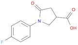 1-(4-FLUORO-PHENYL)-5-OXO-PYRROLIDINE-3-CARBOXYLIC ACID