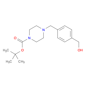 TERT-BUTYL 4-[4-(HYDROXYMETHYL)BENZYL]TETRAHYDRO-1(2H)-PYRAZINECARBOXYLATE