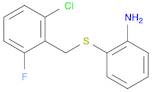 2-[(2-CHLORO-6-FLUOROBENZYL)THIO]ANILINE