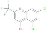 5,7-DICHLORO-4-HYDROXY-2-(TRIFLUOROMETHYL)QUINOLINE