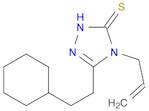 4-allyl-5-(2-cyclohexylethyl)-4H-1,2,4-triazole-3-thiol