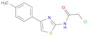 2-CHLORO-N-(4-P-TOLYL-THIAZOL-2-YL)-ACETAMIDE