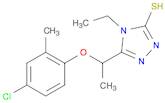 5-(1-(4-Chloro-2-methylphenoxy)ethyl)-4-ethyl-4H-1,2,4-triazole-3-thiol