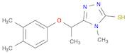 5-(1-(3,4-Dimethylphenoxy)ethyl)-4-methyl-4H-1,2,4-triazole-3-thiol