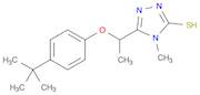 5-(1-(4-(tert-Butyl)phenoxy)ethyl)-4-methyl-4H-1,2,4-triazole-3-thiol