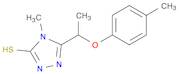 4-Methyl-5-(1-(p-tolyloxy)ethyl)-4H-1,2,4-triazole-3-thiol