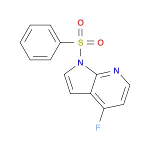 4-Fluoro-1-(phenylsulfonyl)-1H-pyrrolo[2,3-b]pyridine