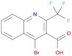 4-BROMO-2-(TRIFLUOROMETHYL)QUINOLINE-3-CARBOXYLIC ACID