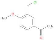 1-[3-(CHLOROMETHYL)-4-METHOXYPHENYL]ETHAN-1-ONE