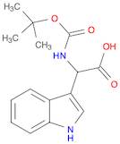 N-BOC-2-(INDOLE-3-YL)-DL-GLYCINE