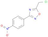 5-(Chloromethyl)-3-(4-nitrophenyl)-1,2,4-oxadiazole