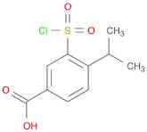 3-Chlorosulfonyl-4-isopropylbenzoicacid