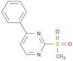 2-METHANESULFONYL-4-PHENYL-PYRIMIDINE