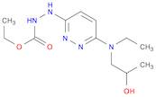 HYDRAZINECARBOXYLIC ACID, 2-[6-[ETHYL(2-HYDROXYPROPYL)AMINO]-3-PYRIDAZINYL]-, ETHYL ESTER