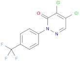 4,5-DICHLORO-2-[4-(TRIFLUOROMETHYL)PHENYL]PYRIDAZIN-3(2H)-ONE