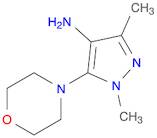 1,3-DIMETHYL-5-MORPHOLINO-1H-PYRAZOL-4-AMINE