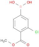 (3-CHLORO-4-METHOXYCARBONYL)BENZENEBORONIC ACID