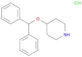 4-(diphenylmethoxy)piperidinium chloride