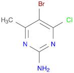 2-PYRIMIDINAMINE, 5-BROMO-4-CHLORO-6-METHYL-