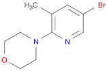 5-BROMO-3-METHYL-2-(MORPHOLINO)PYRIDINE