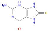 6H-Purin-6-one, 2-amino-1,7,8,9-tetrahydro-8-thioxo-