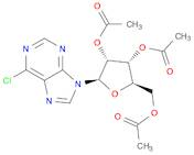 (2R,3R,4R,5R)-2-(Acetoxymethyl)-5-(6-chloro-9H-purin-9-yl)tetrahydrofuran-3,4-diyl diacetate