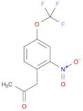 2-Nitro-1-(2-oxopropyl)-4-trifluoromethoxybenzene