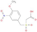 4-Methoxy-3-nitrobenzylsulfonylacetic acid