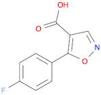 5-(4-FLUORO-PHENYL)-ISOXAZOLE-4-CARBOXYLIC ACID